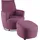 Set One by Musterring Relaxsessel »SO 1450« Set, mit Dreh- und Wippfunktion, inklusive Hocker lila