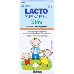 Lacto Seven Kids Erdbeer-Himbeer-Geschmack 20 ST