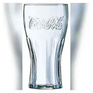 12x Arcoroc COCA-COLA Konturglas Inhalt 27 cl Füllstrich 0,2 ltr