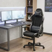 MCA Furniture L 5.2 Formula Gaming-Stuhl Schwarz/Grau