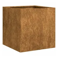 VidaXL Pflanzkübel Rostig 40x40x40 cm Wetterfester Stahl