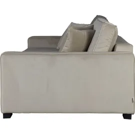 Home Affaire 2-Sitzer HOME AFFAIRE "Skara", beige (dunkelbeige), B:220cm H:86cm T:100cm, 100% Polyester, Sofas, Lounge-Sofa mit Federkernpolsterung, in vielen Bezugsvarianten