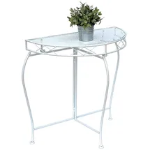 DanDiBo Ambiente Konsolentisch 75 x 0 x 0 Weiss