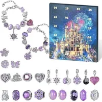 Adventskalender Schmuck 2025 Mädchen 24 Teile DIY Armband