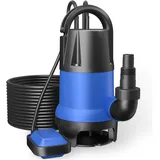 Wiltec Schmutzwasserpumpe 400 W 7500 l/h