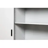 Gürkan Aktenschrank 160 x 45 x 109 cm grau