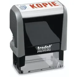Stempel Office Printy 4912, Text: Kopie, 42x12mm, grau-schwarz, 514912224