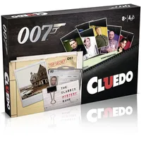 Winning Moves James Bond Cluedo Mystery Board Game, Play with Bond, Q and M, Tan