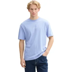 T-Shirt, mit Marken-Frontprint, Gr. S, brunnera blue, , 62727725-S