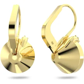 Swarovski Bella V Drop-Ohrhänger, Rundschliff, goldfarben, Goldlegierungsschicht | OS