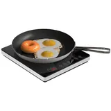 DOPWii Einzel-Induktionskochplatte Kochplatte, Induktionskocher mit 10-Stufen-Temperatur, Touchpanel, 2000W, Einzelkochplatten Induktionsherd, Kein Topf enthalten schwarz