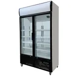 Wimar Gastro Getränkekühlschrank Gewerbekühlschrank Flaschenkühlschrank 632L 2 Türen