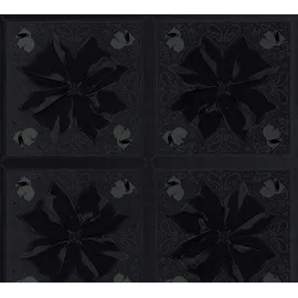 Architects Paper KARL LAGERFELD - Vliestapete Kaleidoscope - Luxustapete 10,05m x 0,53m - Designertapete Made in Germany - schwarz 378453 37845-3