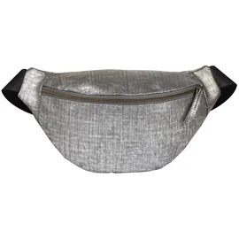 Clairefontaine Gürteltasche aus Leder, Kleopathra, 30x16,2 cm - Silber 410204C