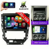 ESSGOO DAB+ Android15 Autoradio für VW Golf 4 MK4 1997-03 Carplay GPS Navi BT Autoradio (RDS, 4+64GB(optional), Digitalradio (DAB), FM, AM, Carplay Android Auto Bluetooth EQ USB GPS Navi WIFI Touchscreen) schwarz