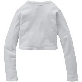 Kidsworld Bolero "Strick-Bolerojacke", Mädchen, Gr. 164/170, weiß, Feinstrick, Obermaterial: 100% Baumwolle, unifarben, schmal kurz, V-Ausschnitt, Strickkante, Strickjacken Bolero, aus weichem Feinstrick
