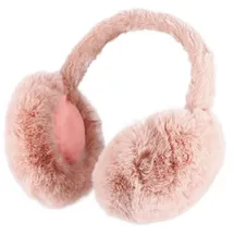 Fiebig Ohrenschützer aus Kunstfell | Earband in Einheitsgröße 54-63 cm | Ohrenwärmer in Microfleece (One Size, Rosa) - Einheitsgröße