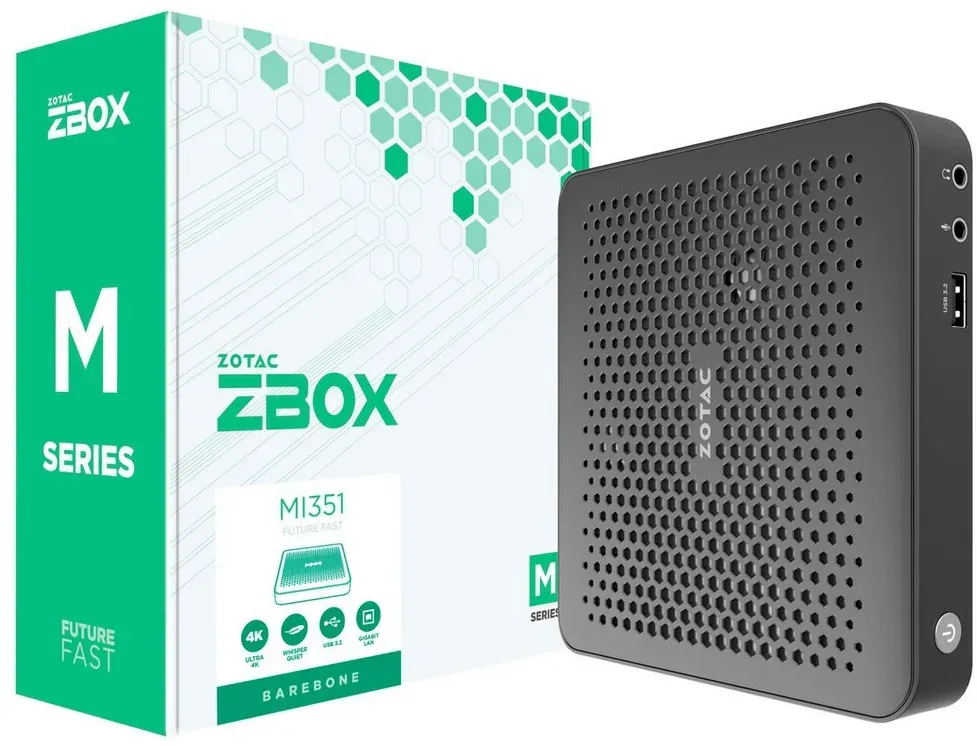 Zotac ZOTAC ZBOX edge MI351, Barebone, (ohne Barebone-PC (N) schwarz