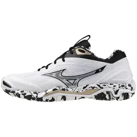 Mizuno Wave Stealth 6 Herren Weiß/Black/Gold 46