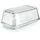 Ibili - Vintage-Butterdose aus Glas, 17 x 10,3 x 7 cm