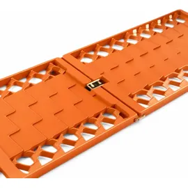 Preiswert & Gut Sandbleche 2er Set 60 cm faltbar 30 t – 17,5 cm breit – robuste Traktionshilfe für Wohnmobil PKW SUV, in Orange – Pre...