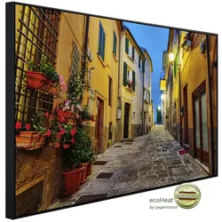 papermoon Infrarotheizung »EcoHeat - Altstadt in Italien«, Matt-Effekt - bunt