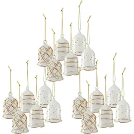 Villeroy & Boch Winter Collage Accessoires Glasglocke gold 18 tlg.