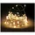 Spetebo LED Draht Lichterkette 1190 cm Silber