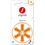 Signia - 13 ORANGE - Hörgerätebatterien PR48 - (6er Blister)