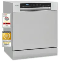 Exquisit GSP508-030D Tischgeschirrspüler (freistehend, 550 mm breit, Silber)