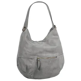 forty° Shopper echt Leder, Made in Italy, grau