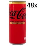 coca cola zero zucker zero koffein 48x COCA-COLA Zero Zuccheri Zero Caffeina null zucker null koffein 330ml