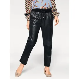 Heine Lederhose in schwarz | Gr.: 44