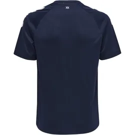 hummel Core Poly Tee S/S Kids, marine 116