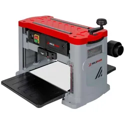 HOLZMANN-MASCHINEN Hobelmaschine »DHM330 230V«, 1500 W, mit Spiralmesserwelle - grau | rot