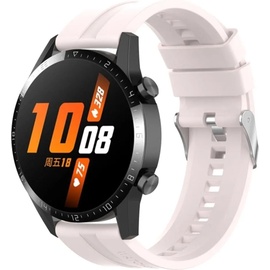 König Design Sport Ersatz Armband für Huawei Watch GT 3 46 mm Silikon Band Loop Neu (Silikon), Uhrenarmband, Rosa