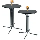 Trutzholm Bistrotisch Ø 80 x 110 cm Anthrazit