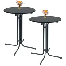 Trutzholm Bistrotisch Ø 80 x 110 cm Anthrazit