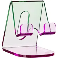 IDENA Handyständer Bicolor Acryl pink/grün 65 x 80 x