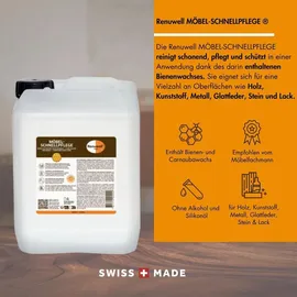 Renuwell Möbel Schnellpflege mit Bienenwachs 5 l