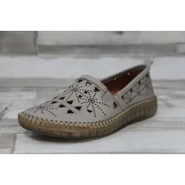 Manitu Damen Slipper Beige 39