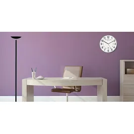 Unilux Funkwanduhr Wave weiß grau Kunststoff, Ø 30,0 cm