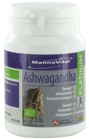 Mannavital Ashwagandha 60 Pflanzliche Kapseln