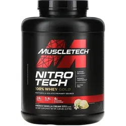 Muscletech Nitro Tech 100% Whey Gold (5lbs) French Vanilla Cream One Size