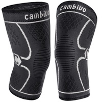 CAMBIVO 2 x Kniebandage Männer, Knee Support, Orthopädische Kniebandage hilfreich Erholung bei Meniskusriss, ACL und Arthritis, Bandage Knie für Laufen, Wandern, Joggen, Sport, Volleyball