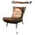 KAWOLA Sessel ERIO Cocktailsessel Vintage-Leder braun