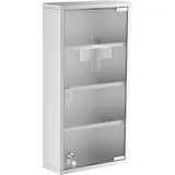 Medizinschrank Aus Edelstahl Mit 4 Ablagen, 30 X 12 X 60 Cm