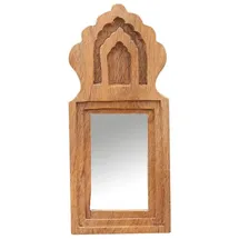 Marrakesch Orient & Mediterran Interior Wandspiegel Mukana 22 x 10 cm Braun