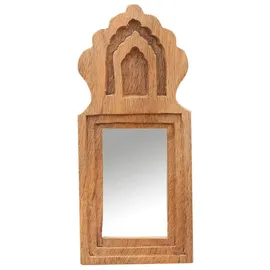 Marrakesch Orient & Mediterran Interior Wandspiegel Mukana 22 x 10 cm Braun