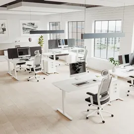 Yaasa Schreibtisch Desk Pro 160 x 80 cm Weiß